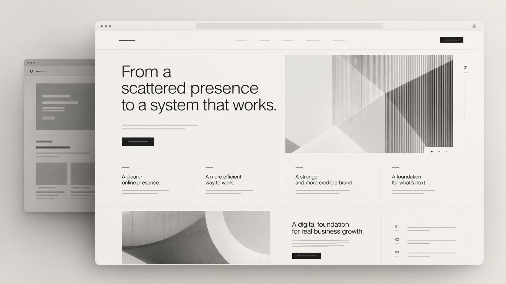 Professional website design by WE ARE LEBA